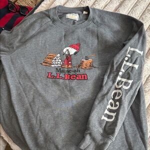 L.L. Bean Charcoal Sweatshirt with Graphic